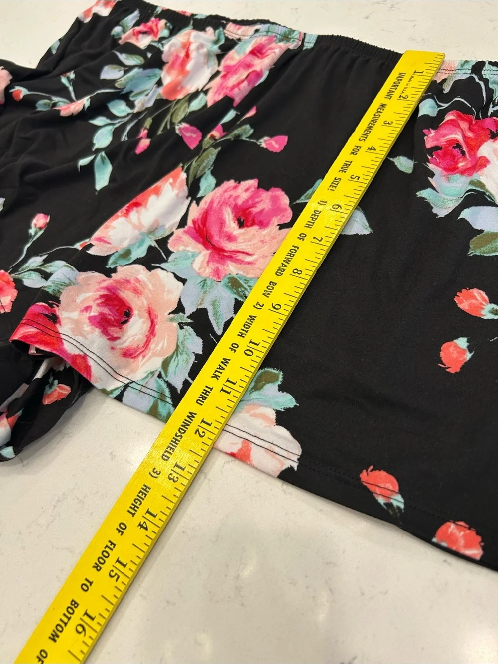 Floral Knit Cami & Short Sleep Set - Black with Pink Floral